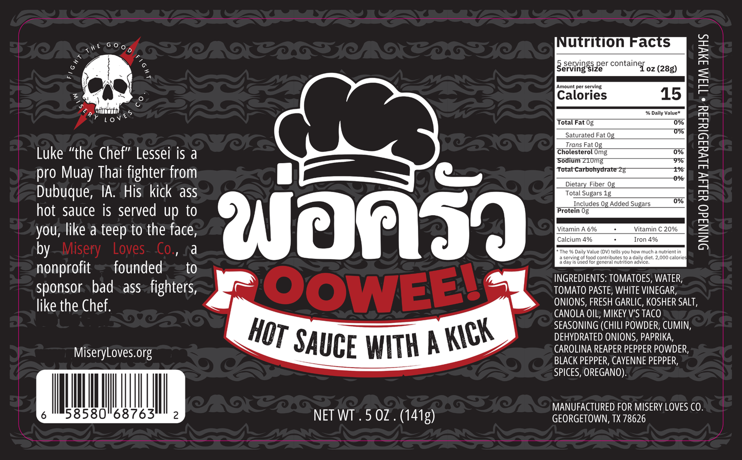 OOWEE! Hot Sauce with a Kick